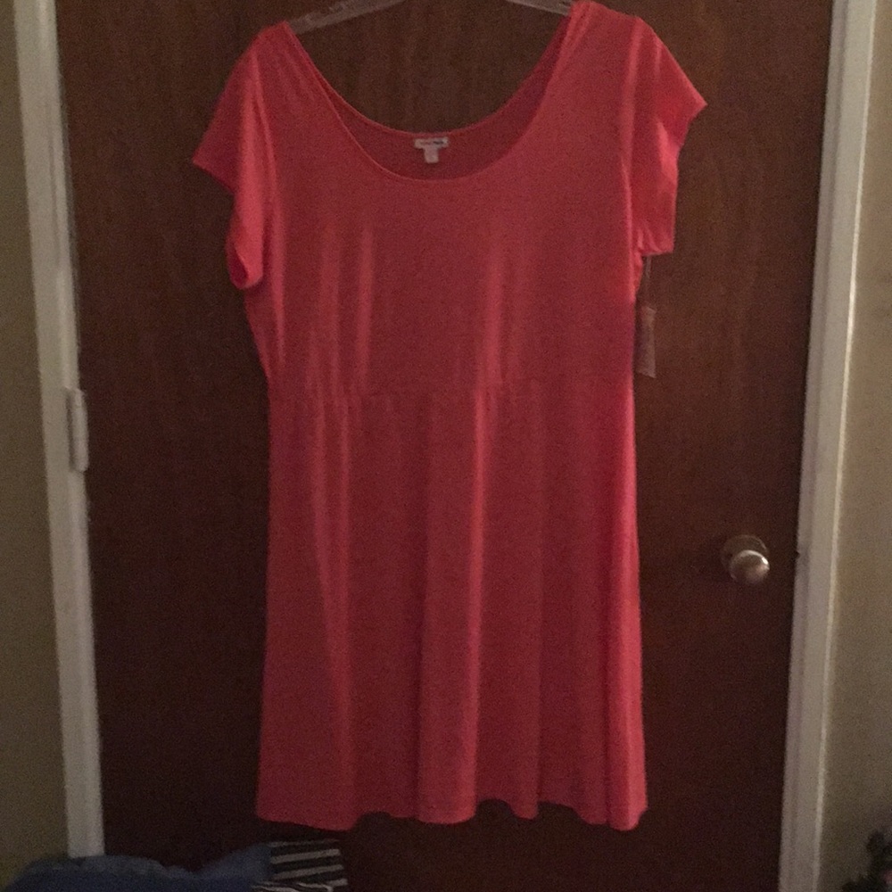 Coral dress